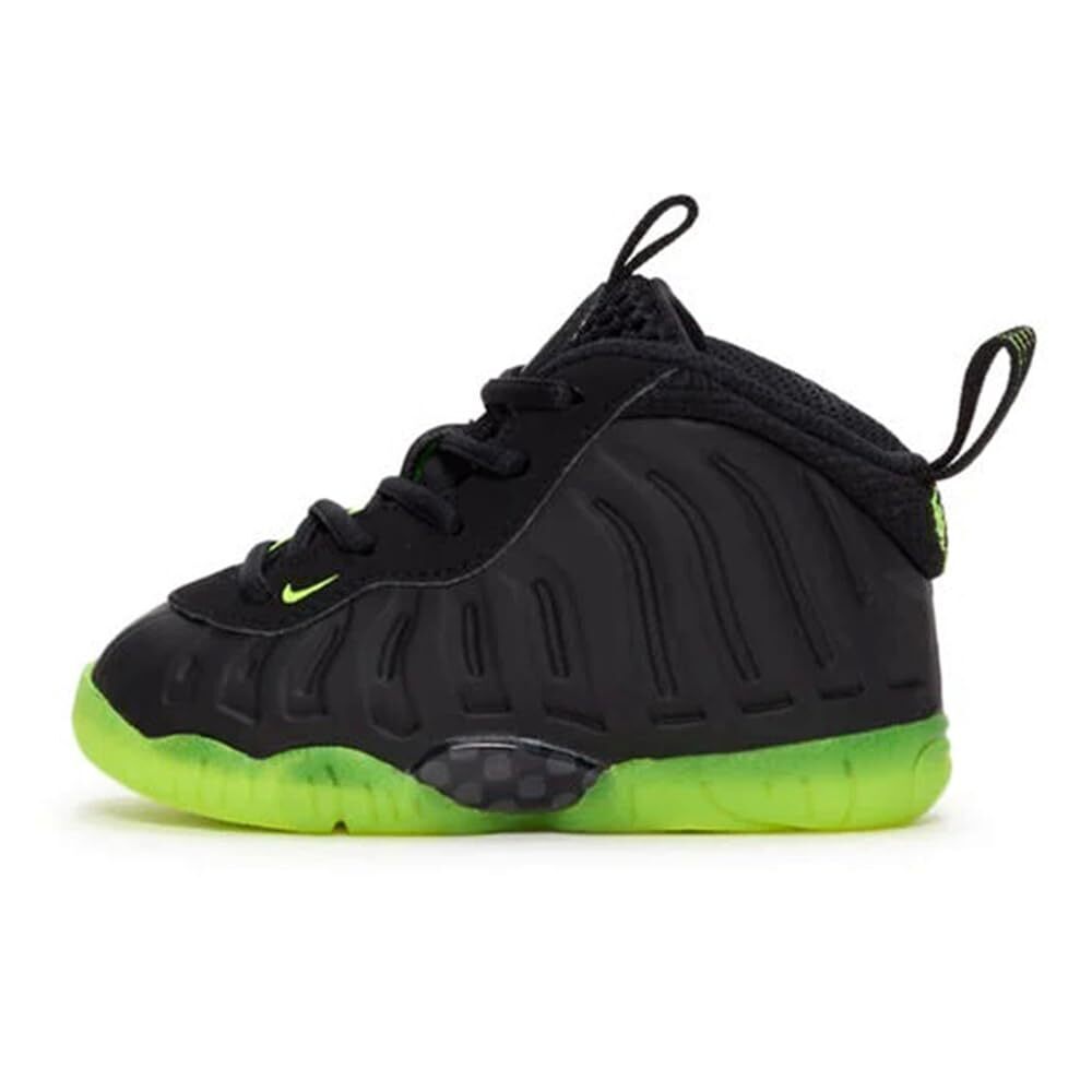 Nike Toddler's Little Posite One Sneakers, Black/Volt, 9
